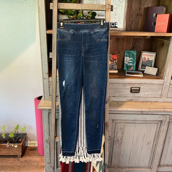 SPANX Denim - Spanx womens distressed denim leggings size small